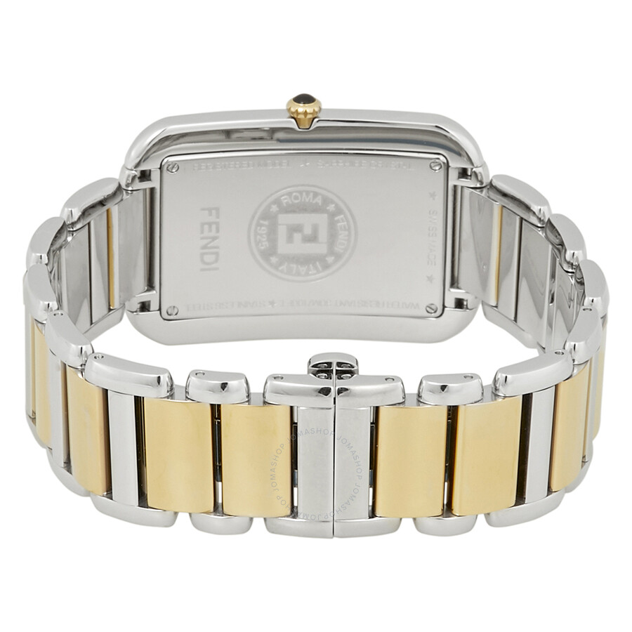 Fendi Classico Silver Dial Men's Two Tone Watch F701114000 Fendi