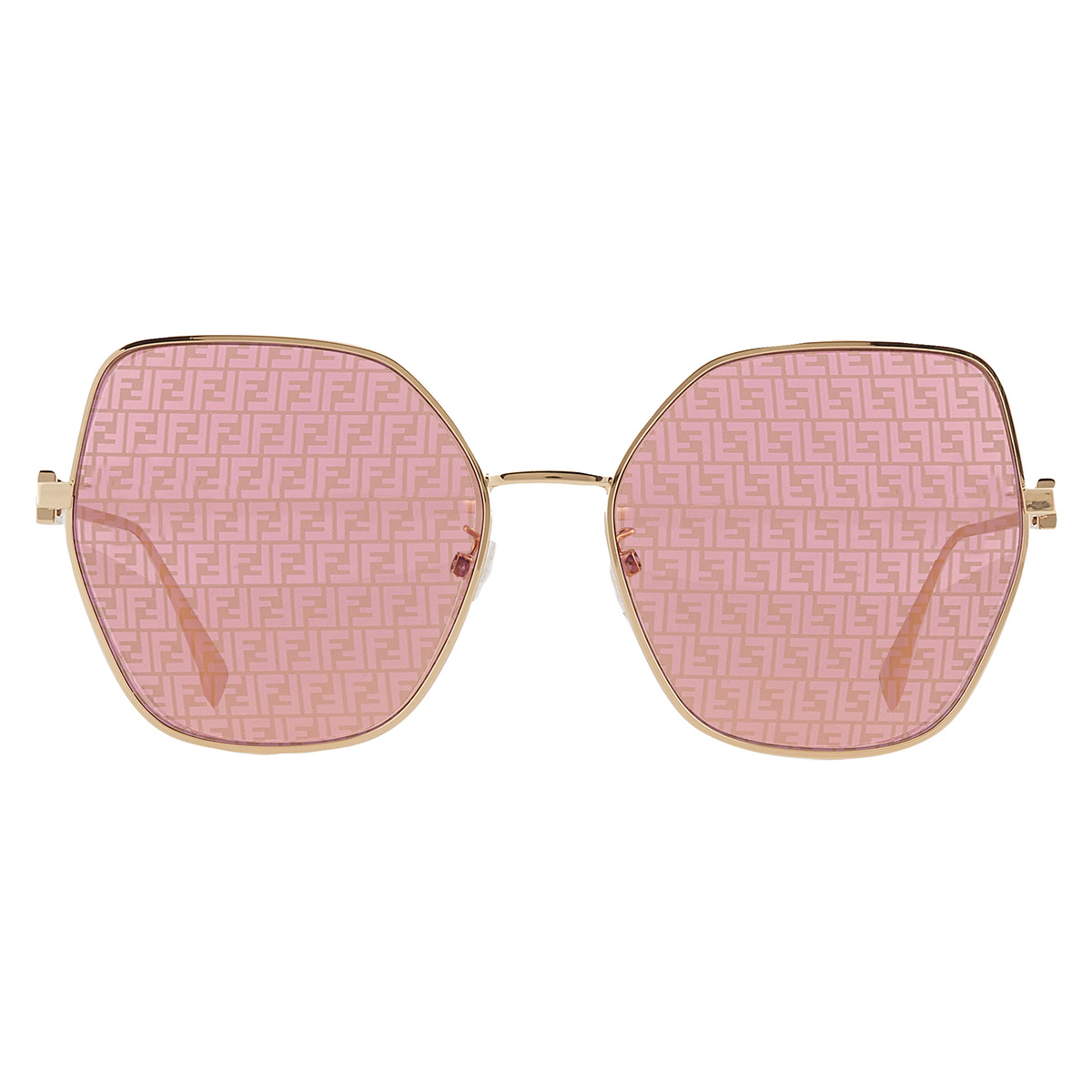 Fendi Dark Pink w Logo Butterfly Ladies Sunglasses FE40033U  display picture 2