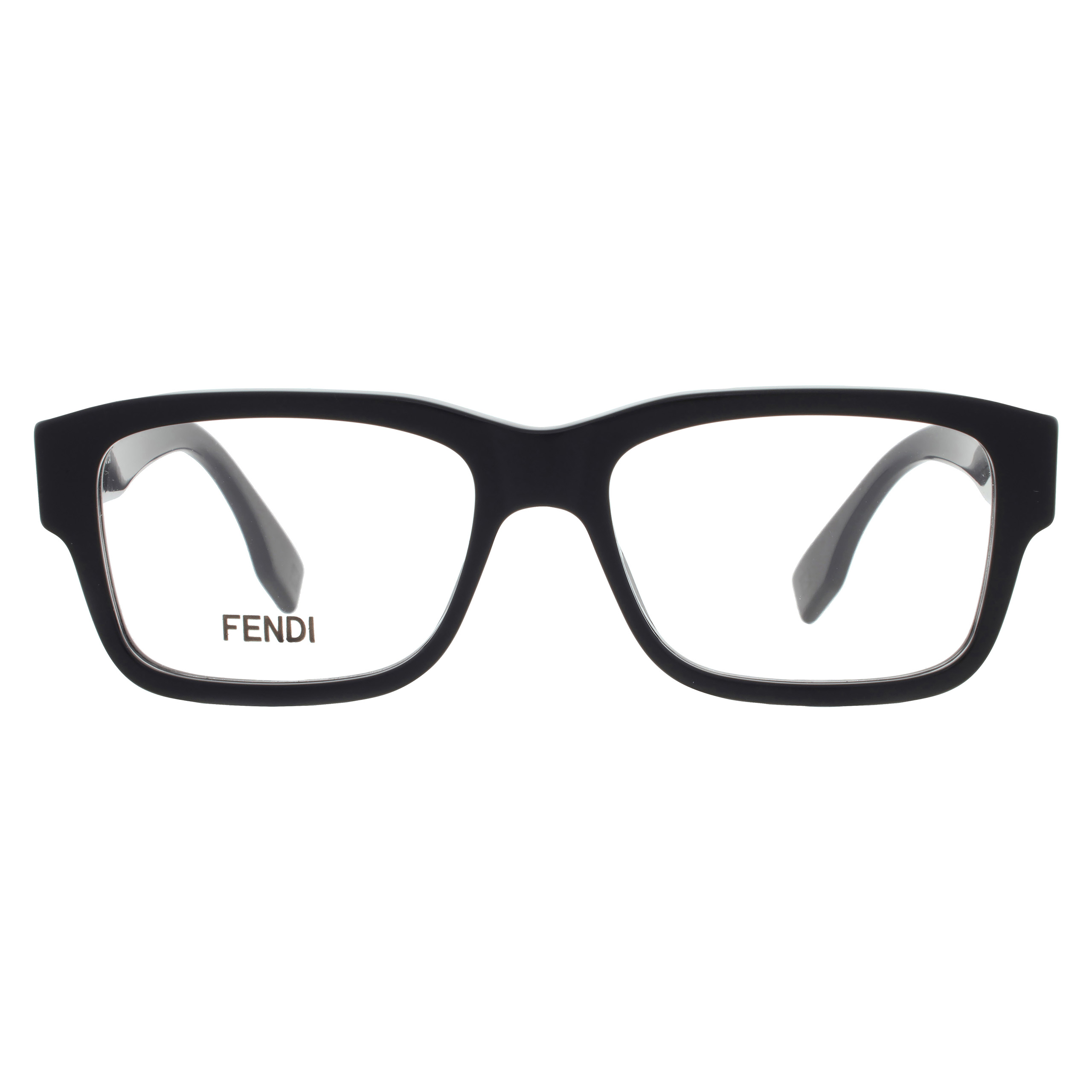Fendi Demo Square Eyeglasses Fe500791 001 55 In ["black"]