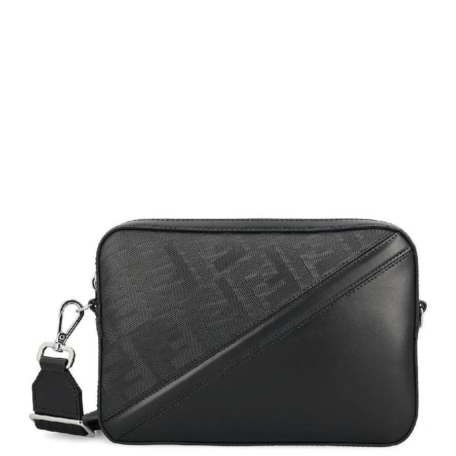 Fendi Diagonal Stripe FF Motif Camera Crossbody Bag 7M0286-AQW1