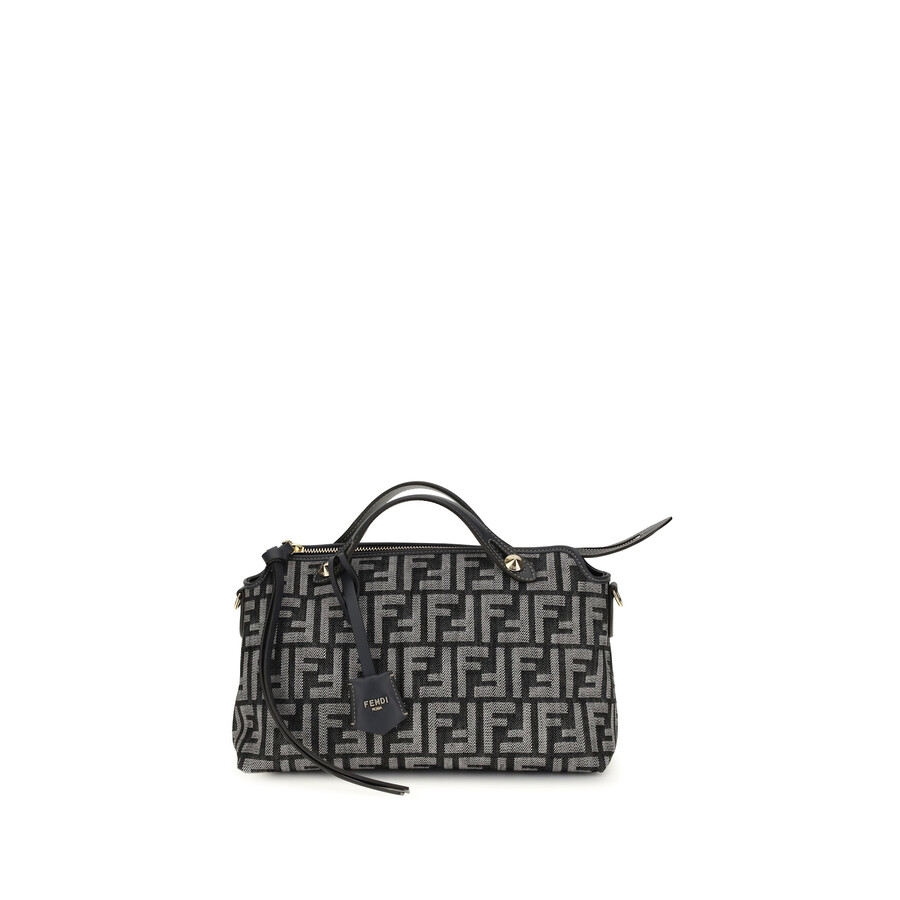 Fendi Ff Denim Shoulder Bag