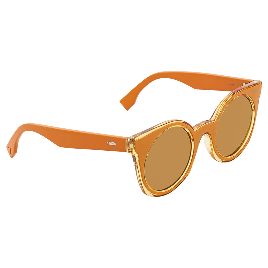 Fendi FF 0196 Orange Cat-eye Sunglasses Fendi F is Fendi Cat Eye Sunglasses FF 0306/S Havana 1784359  main image 4