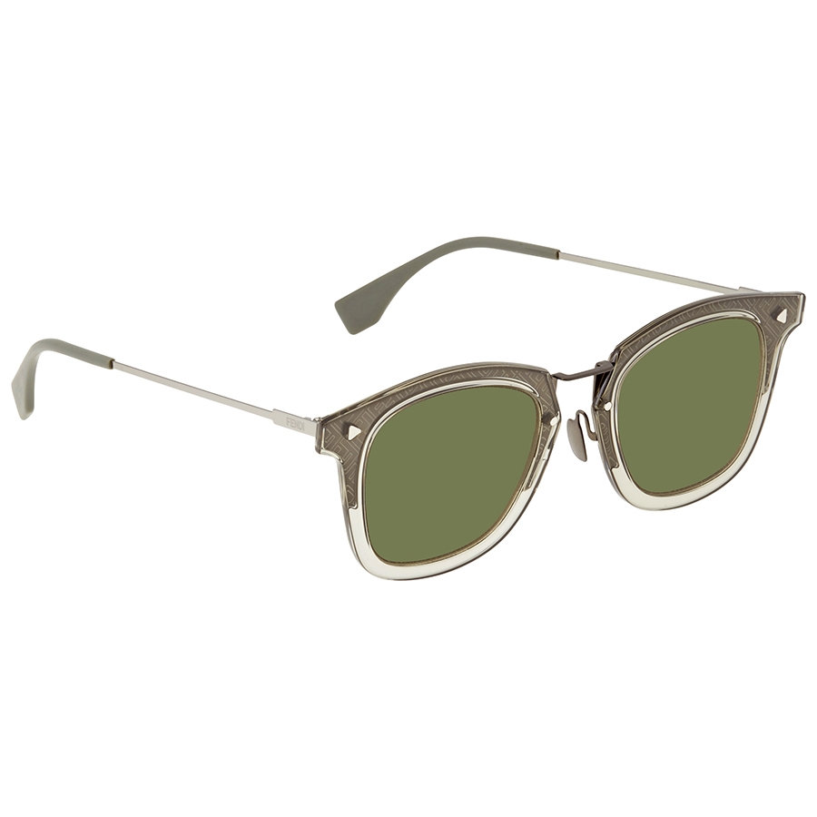 Fendi Green Square Men's Sunglasses FF M0045/S 03U5 47