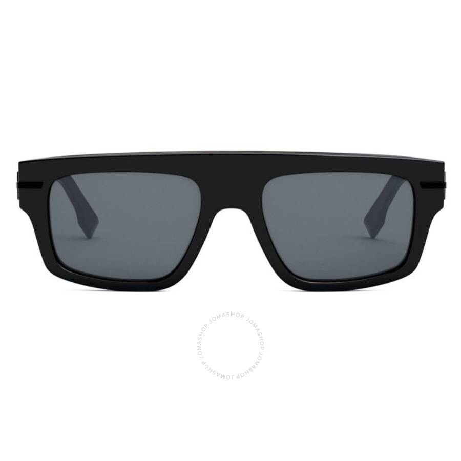 Fendi Grey Browline Men's Sunglasses Fe40091u 01a 54
