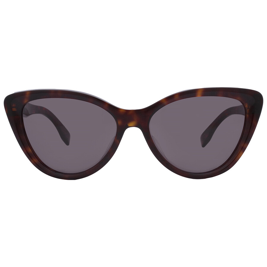 FENDI キャットアイサンクラス FE40087U 52A Fendi Grey Cat Eye Ladies Sunglasses FE40087U 52A 55