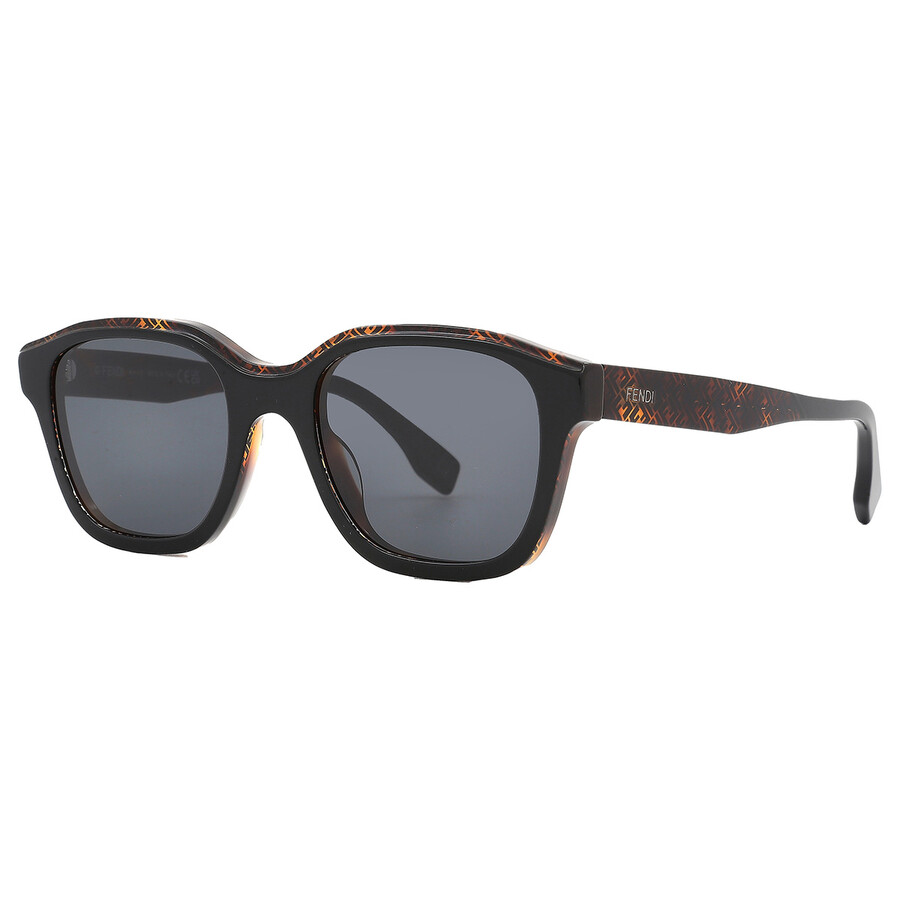 Fendi Grey Square Men's Sunglasses Fe40077i 01a 51 In Grey
