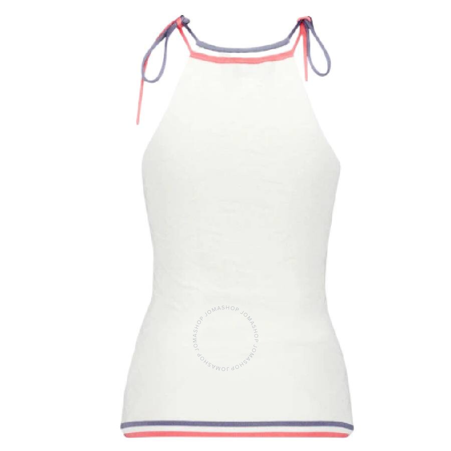 Fendi Ivory Viscose Blend Top In White