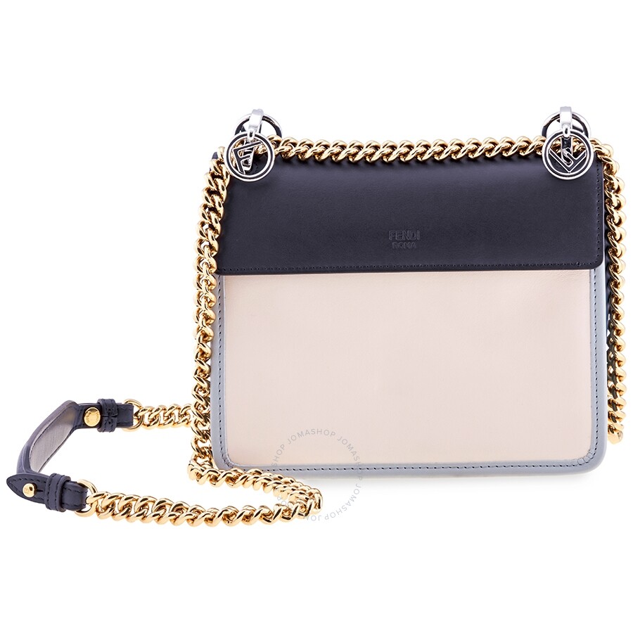 Fendi Kan I Dark Blue Ladies Crossbody Bag 8BT286A388F13VO Fendi