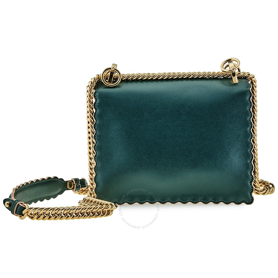 Fendi Ladies Dark Green Crossbody Bag Fendi Handbags