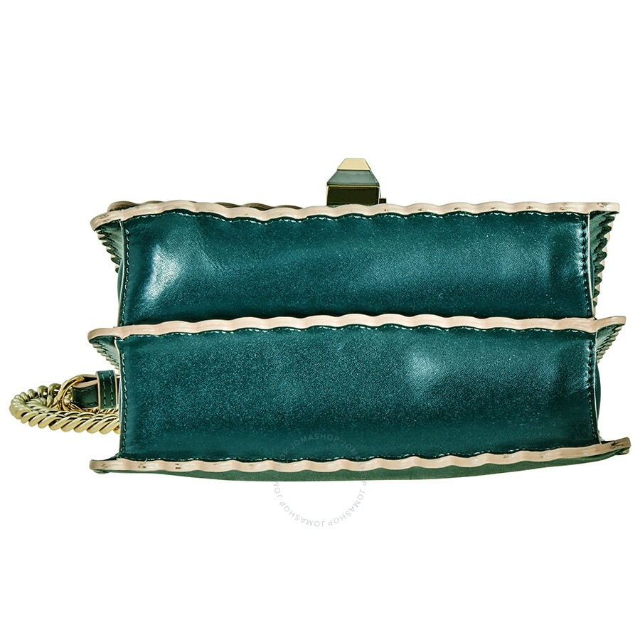 Fendi Ladies Dark Green Crossbody Bag Fendi Handbags