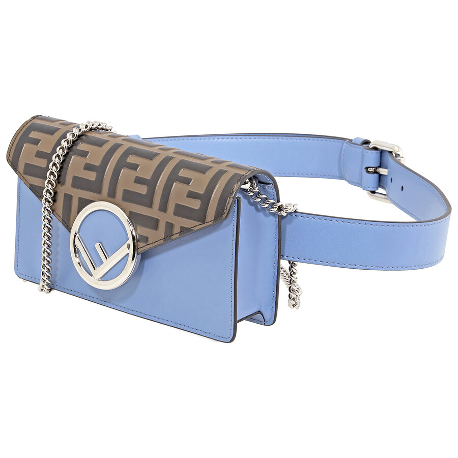 Fendi Ladies FF Leather Belt Bag/Crossbody Bag 8BM005A659F15S2