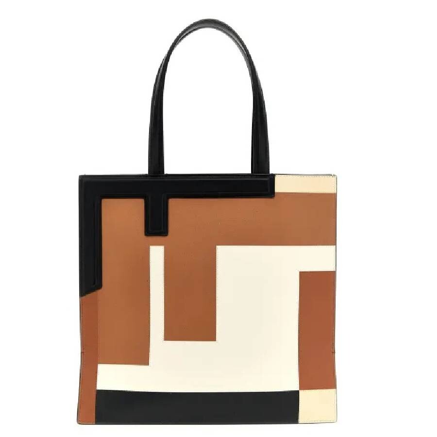 Fendi Women's Flip Medium Tote Bag In Black