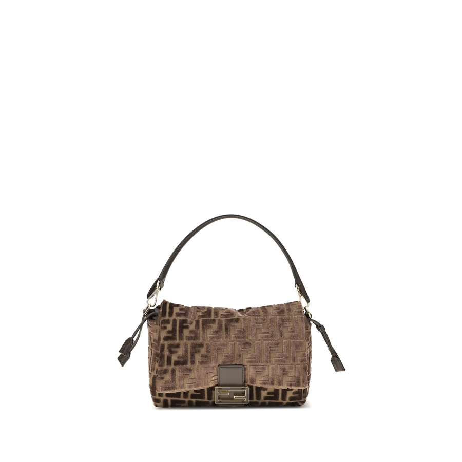Fendi Medium Mamma Baguette Shoulder Bag In Brown