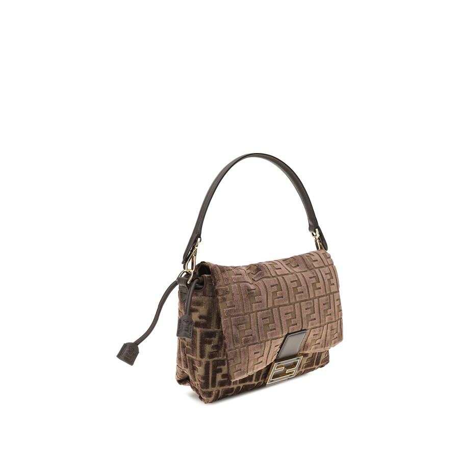 Fendi Medium Mamma Baguette Shoulder Bag In Brown