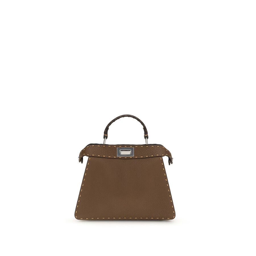 Fendi Peekaboo Iseeu Selleria Macro In Brown