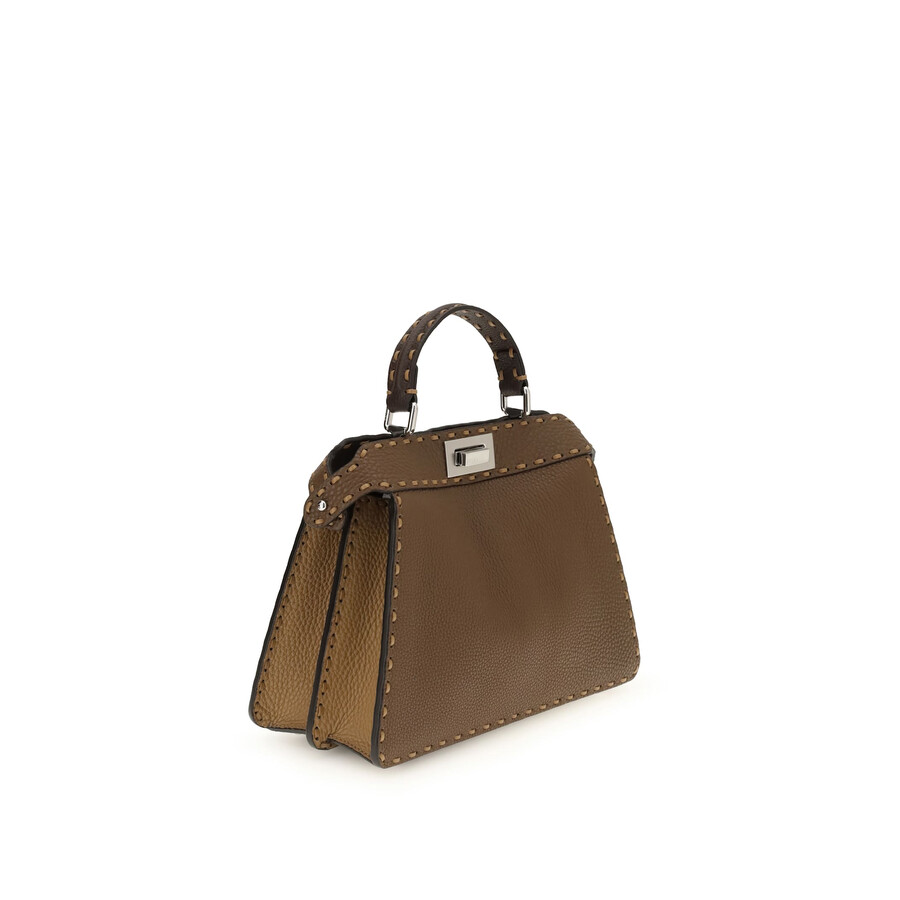 Fendi Peekaboo Iseeu Selleria Macro In Brown