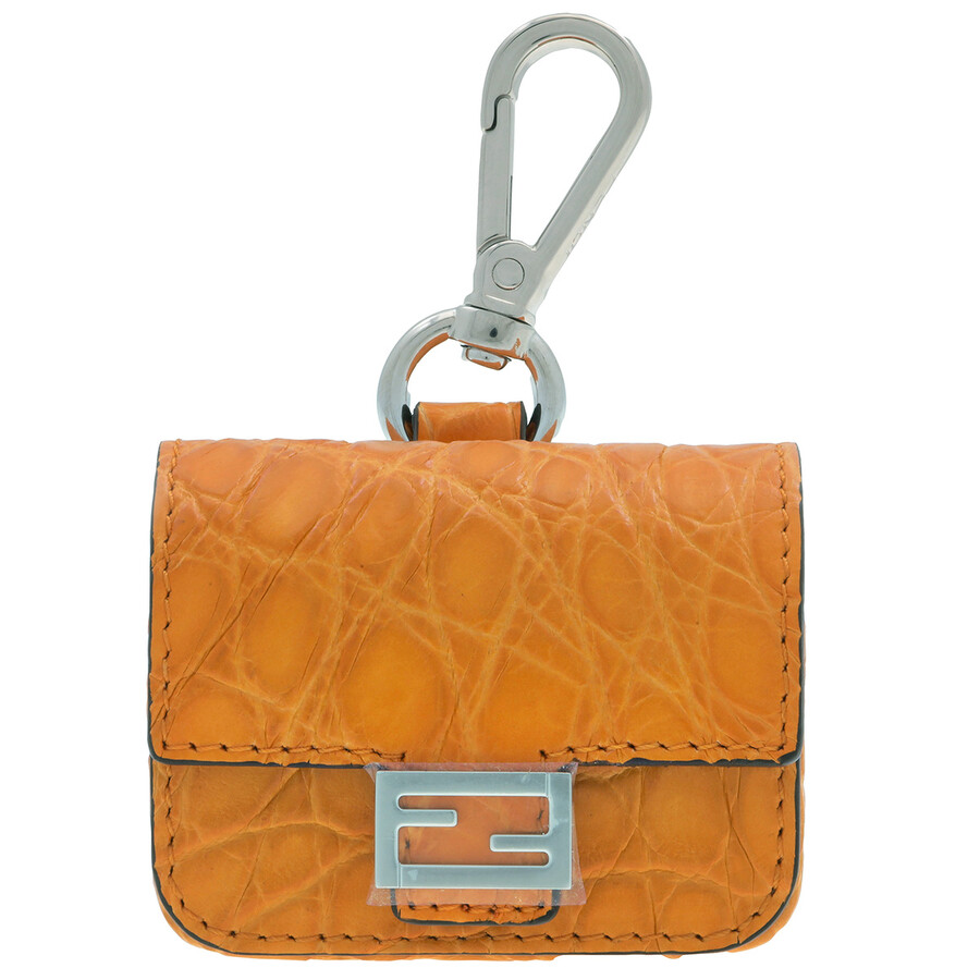 Fendi Pico Baguette Airpods Pro Case 7as157-ad1n-f1dxk In Orange