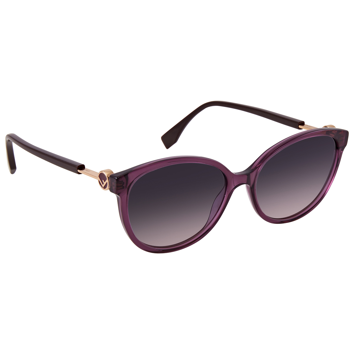 Fendi Plum Gradient Cat Eye Ladies Sunglasses FF 0373/S 00T7  display picture 3