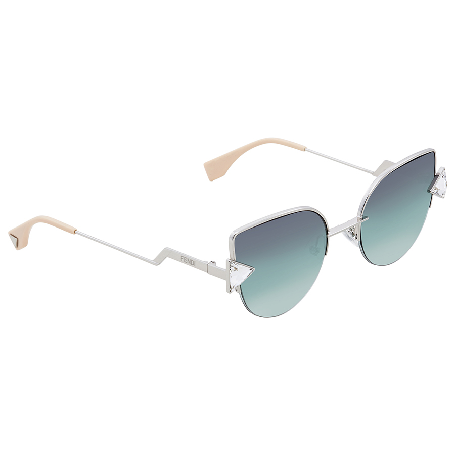 UNISEX FENDI RAINBOW MIRROR AVIATOR SUNGLASSES Buy Fendi Eyewear Fendi Fabulous Logo Mirrored Sunglasses in main image 3
