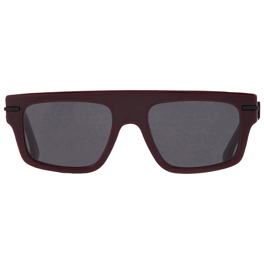 Fendi Smoke Browline Men's Sunglasses Fe40091u 69a 54