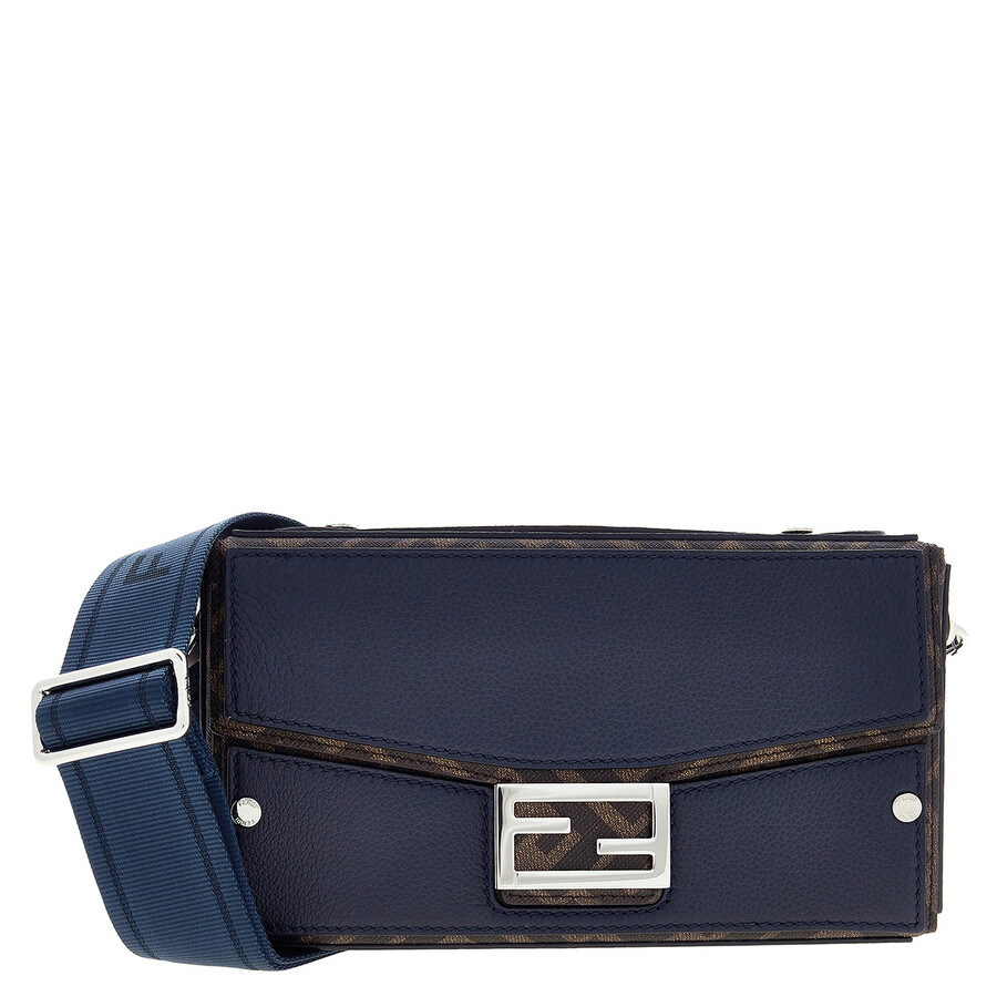 Fendi Soft Trunk Baguette Leather Crossbody Bag 7VA565-AQWH-F1O8P