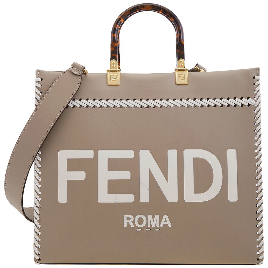 Fendi Sunshine Logo Stamped Shopper Bag 8BH386-AQ0V-F1LF6