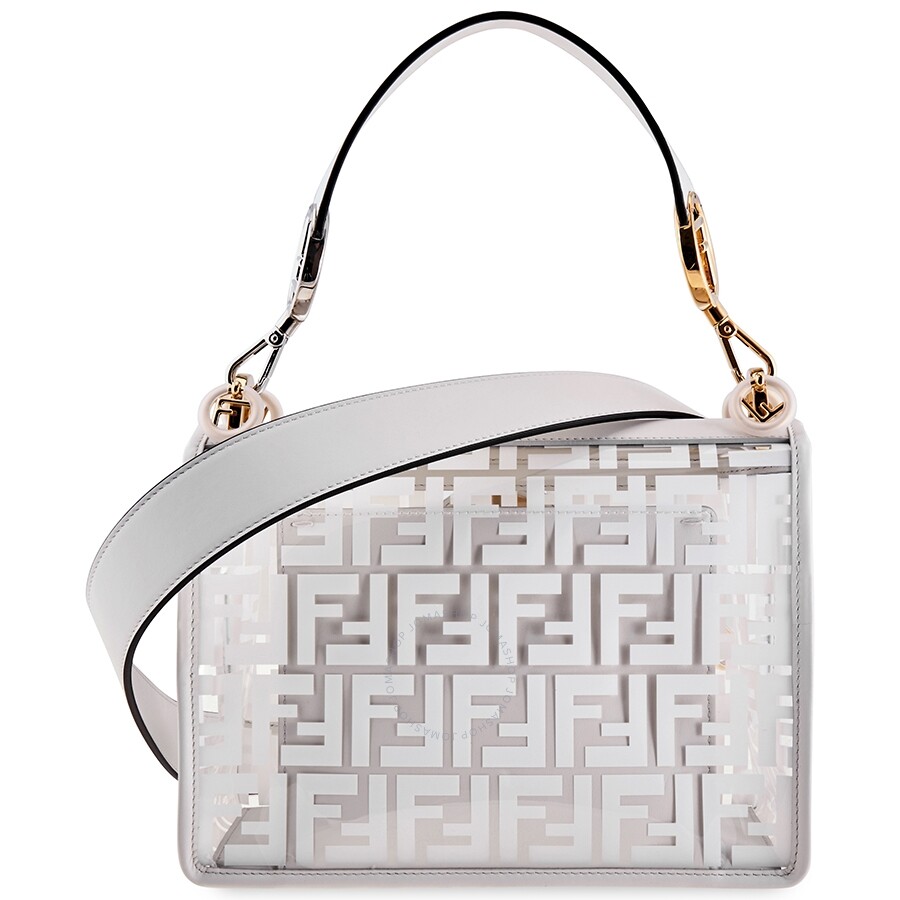 Fendi White KAN I IF Shoulder Bag 8BT284A7T5F0QVL Fendi Handbags