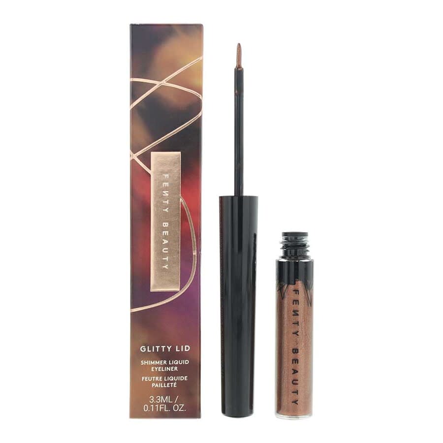 Fenty Beauty Fenty Ladies Boozy Bronze Shimmer Liquid Eyeliner 0.99 oz Makeup 840026673716 In Brown