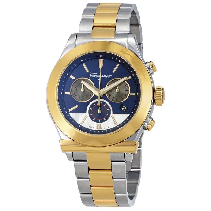 salvatore ferragamo men's 1898 chrono watch