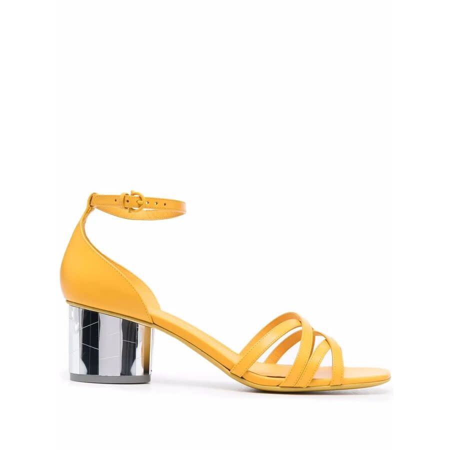 Ferragamo 65Mm Mirrored-Heel Sandals 01C768748913 - Shoes - Jomashop