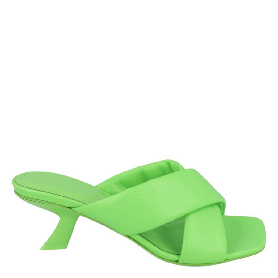 Ferragamo Aldura 55 Crossover-Strap Sandals, Size 8 D 01F939