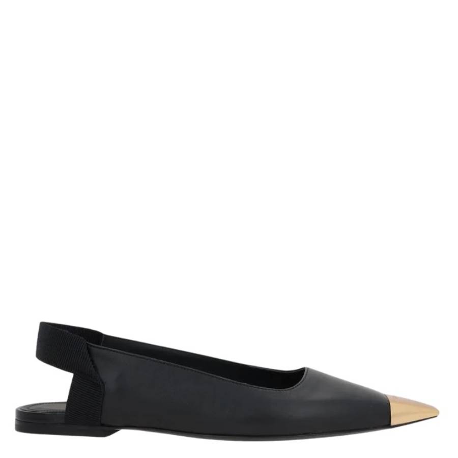 Ferragamo Alhena Nappa Slingback Flats, Size 7.5 C 01F715 761909