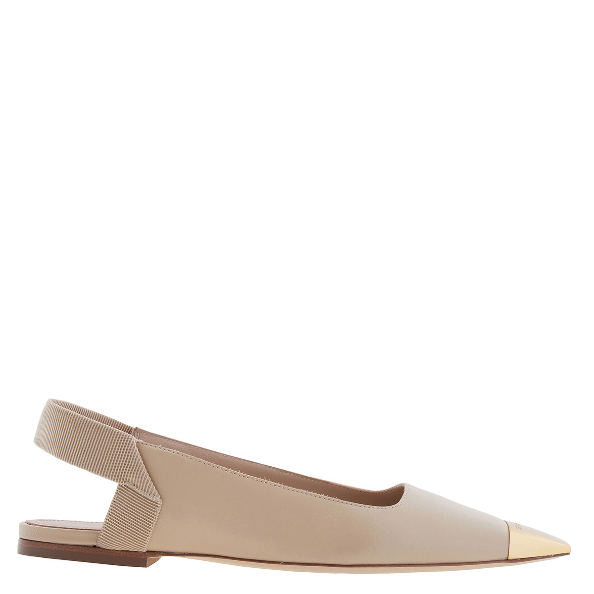 Ferragamo Alhena Nappa Slingback Flats, Size 9 C 01F715 761910