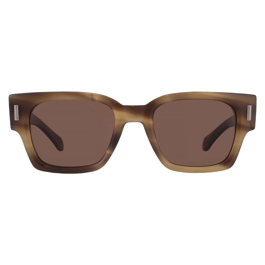 Ferragamo Brown Square Men's Sunglasses Sf2010s 319 52
