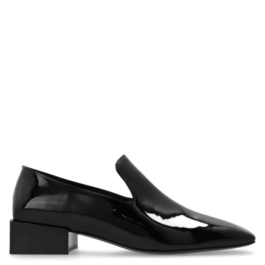 Ferragamo Carmelita Patent Leather Loafers In Black