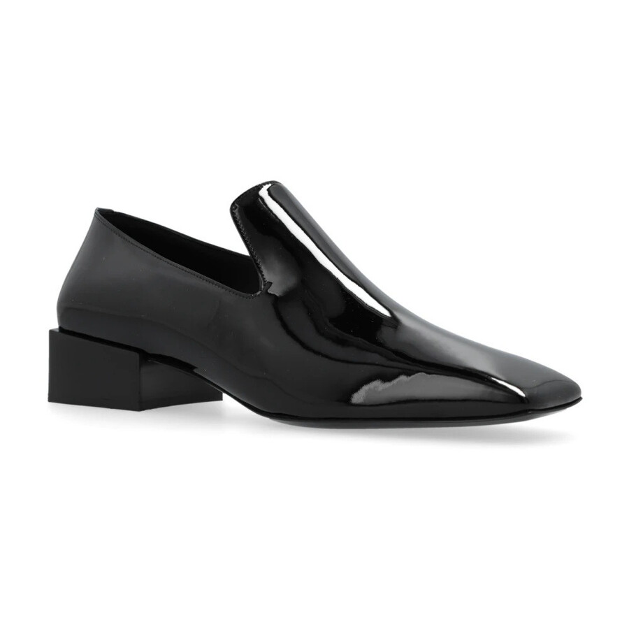 Ferragamo Carmelita Patent Leather Loafers In Black