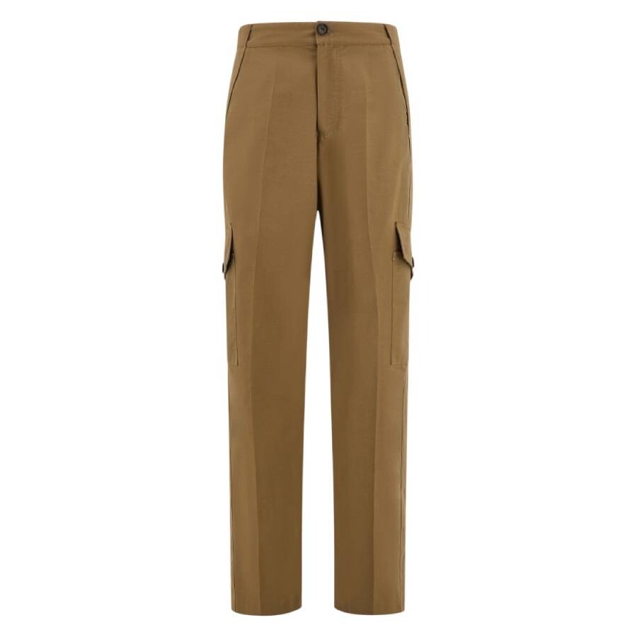 Cotton Canvas Cargo Pants