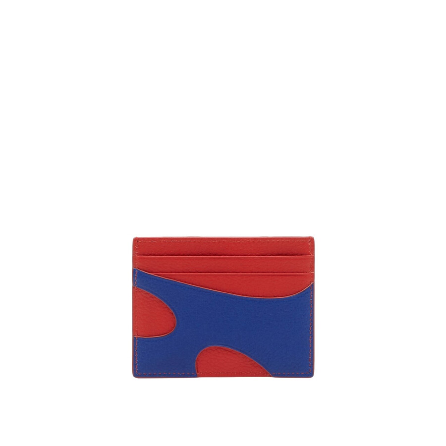 Ferragamo Cut Out Detail Credit Card Holder In Blue