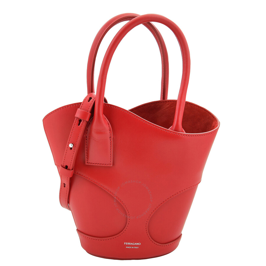 Ferragamo Red Leather Handbag