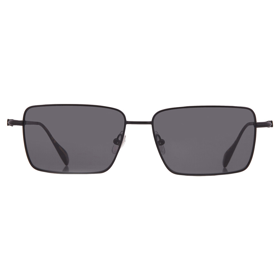 Ferragamo Dark Grey Rectangular Men's Sunglasses Sf309s 002 57