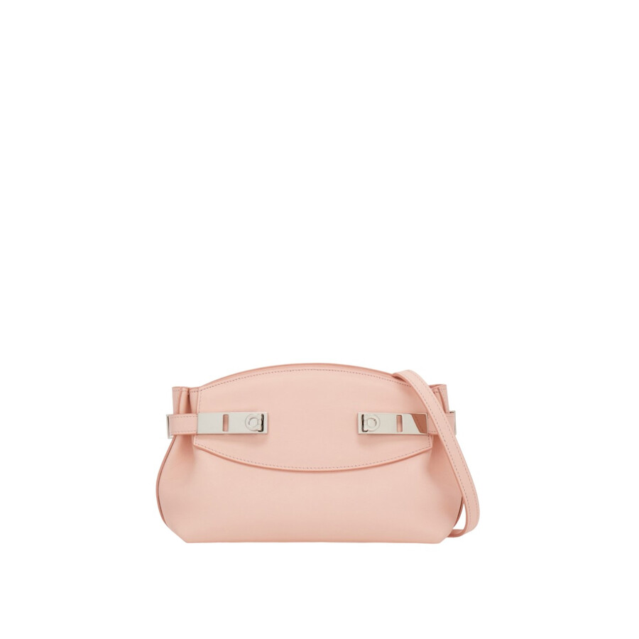 Ferragamo Desconstructed Cossbody Bag In Pink