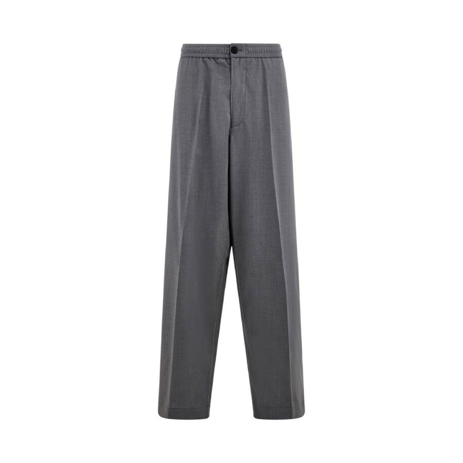 Drawstring Virgin Wool Trouser