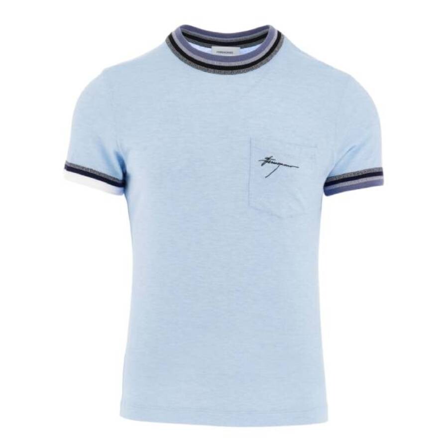 Embroidered Logo Crew Neck T-Shirt
