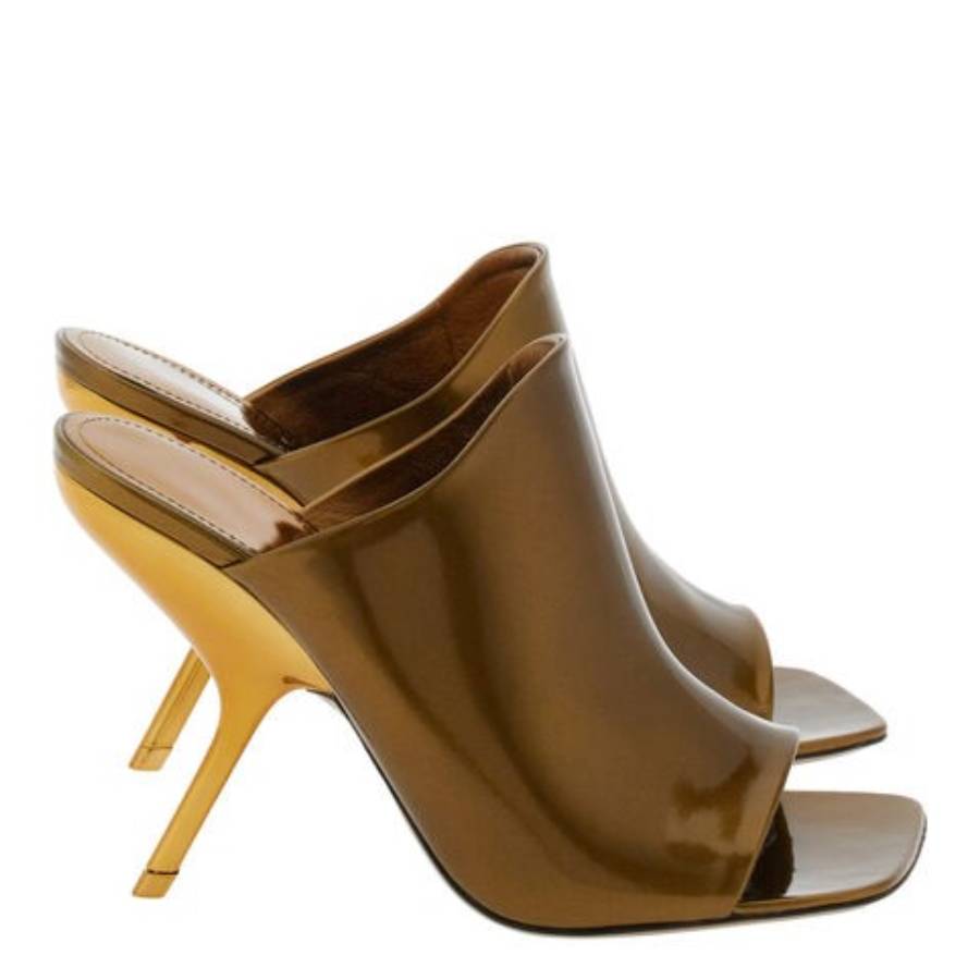 Ferragamo Era X5 Leather Open-Toe Sandals, Size 7 B 01G504 766312