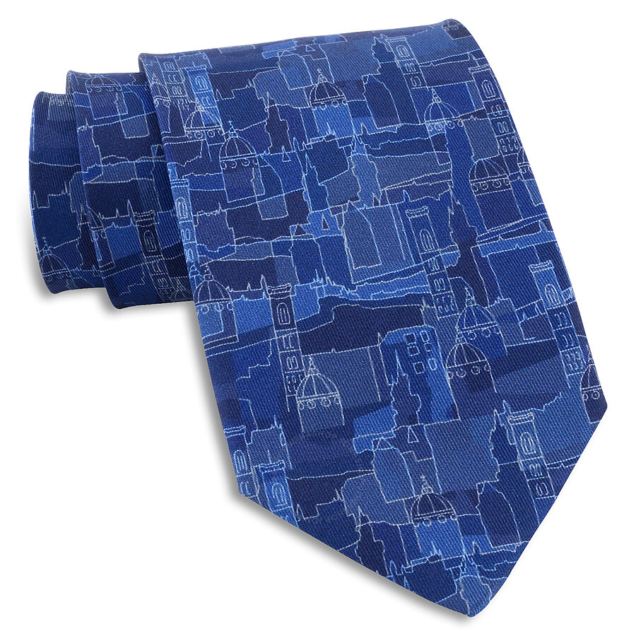 ferragamo florence print motif blue silk tie apparel ferragamo florence print motif blue silk tie apparel