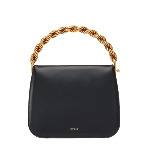 Ferragamo Frame Torchon Semi-Rigid (S) Handbag 215923 767209