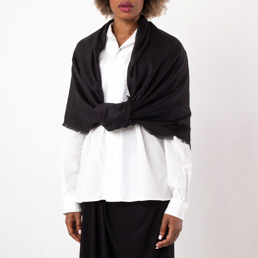 Frayed Edge Wool Scarf