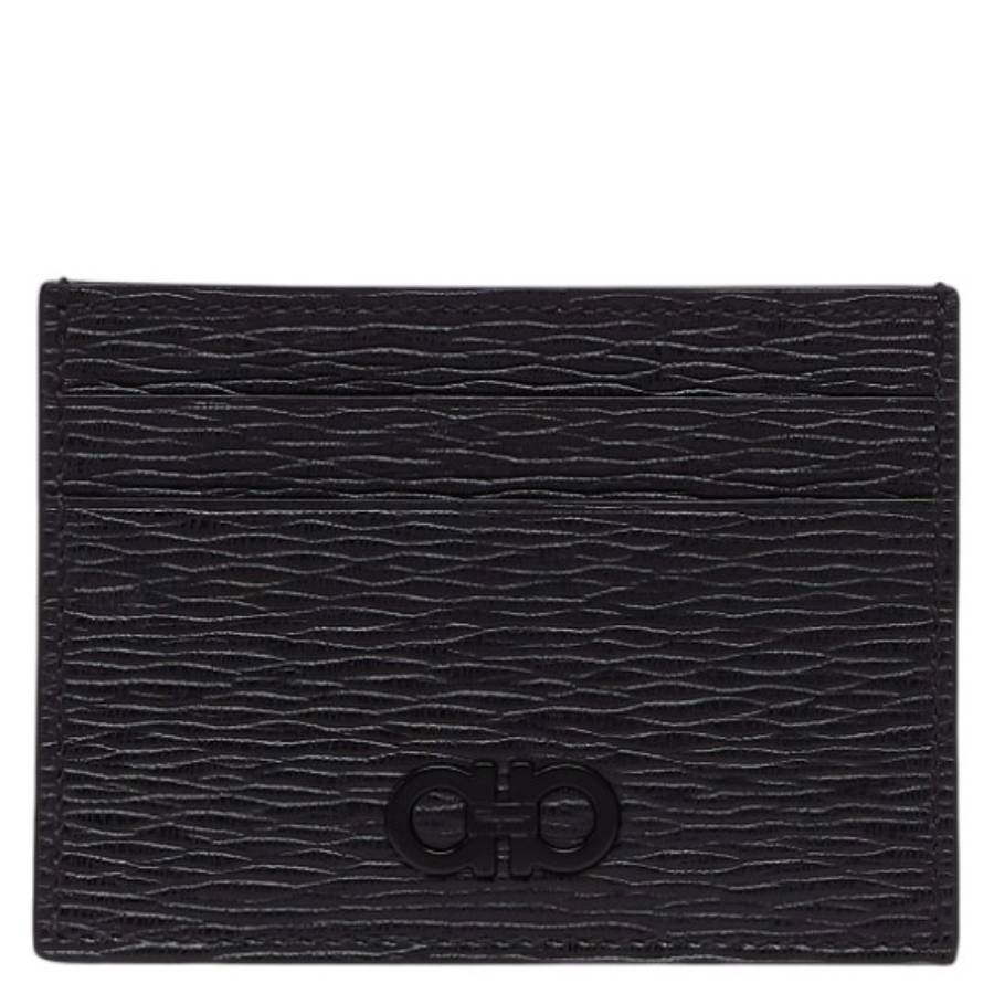 Ferragamo Gancini Credit Card Holder 770059 Brown main image 0