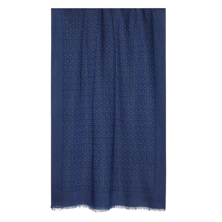 Gancini Monogram Print Stole main image 0