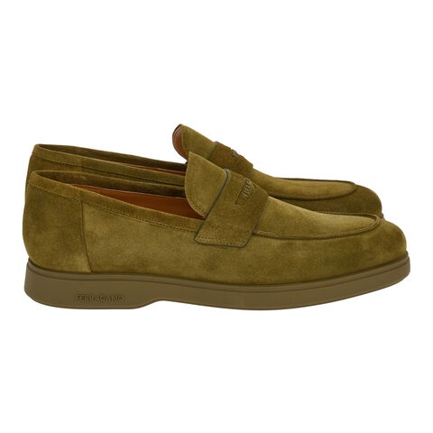 Ferragamo Gancini Ornament Deconstructed Loafers, Size 9 E 021599